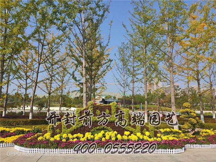 延安新區(qū)首屆花卉展-五色草立體花壇