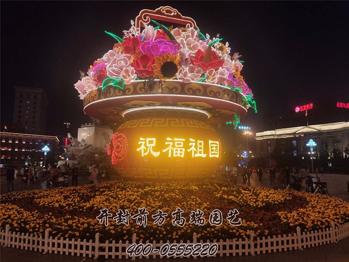 沈陽市中山廣場五色草立體花壇-前方高端園藝