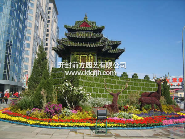 開封前方園藝——五色草立體花壇廠家直銷
